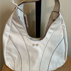 Jessica Simpson Adalee White Hobo Bag